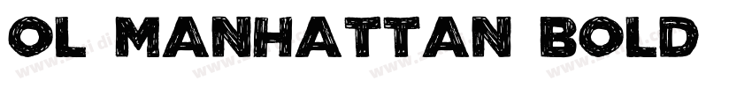 OL Manhattan Bold字体转换